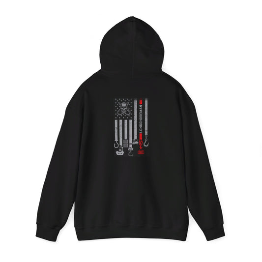 ILWU Hoodie Gaff/Flag