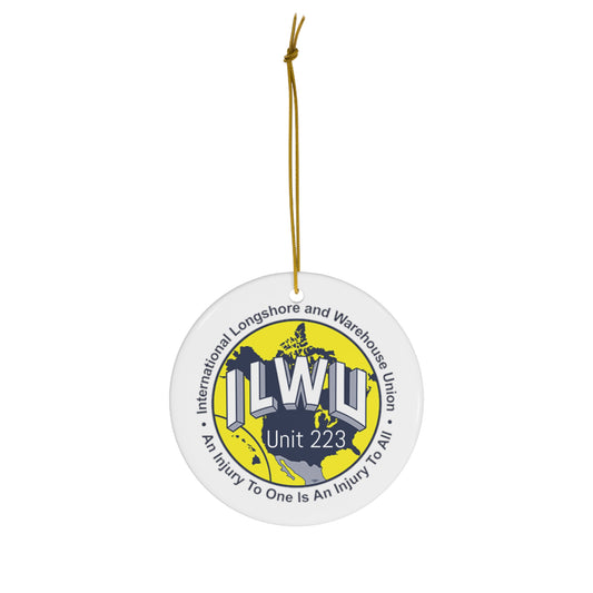 Ceramic Ornament, ILWU